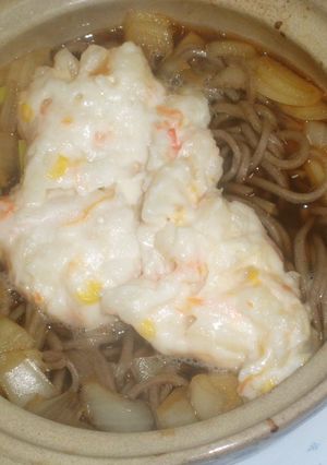 マジ旨!次男作★ポテトサラダ蕎麦-レシピのメイン写真