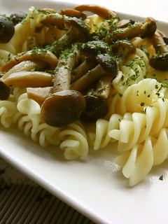 シメジのジェノベーゼパスタ❤-レシピのメイン写真