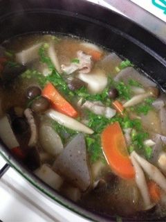 ストウブのお鍋で作るけんちん汁-レシピのメイン写真