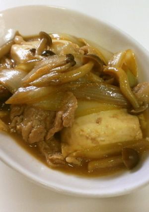 きのこたっぷり♪肉豆腐-レシピのメイン写真