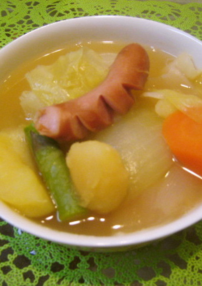 ブイヨン使用で野菜たっぷりポトフ-レシピのメイン写真