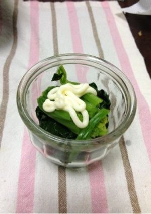 うまうまマヨほうれん草-レシピのメイン写真