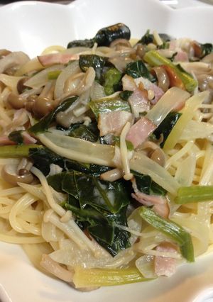 きのこたっぷり♪簡単クリームパスタ-レシピのメイン写真