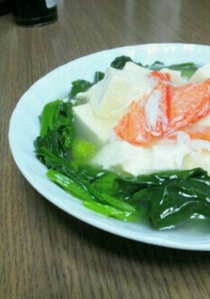 あったかカニ豆腐-レシピのメイン写真