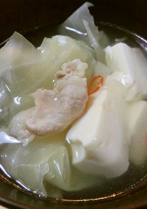 きゃべつと豚バラのにんにくスープ-レシピのメイン写真