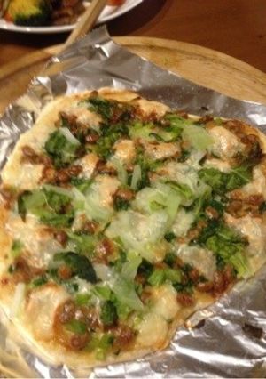 納豆ピザ-レシピのメイン写真