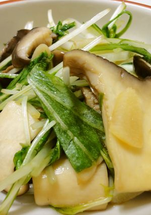 コクうま　エリンギと水菜のオイスター炒め-レシピのメイン写真