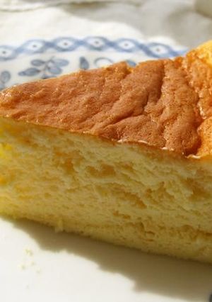 ふわ～じゅわ～のスフレチーズケーキ-レシピのメイン写真