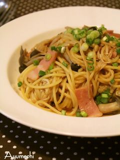 エノキとしめじのバター醤油スパゲッティ-レシピのメイン写真