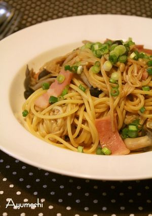エノキとしめじのバター醤油スパゲッティ-レシピのメイン写真