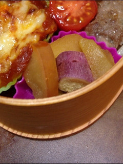 冷凍できるお弁当おかず*おいもとリンゴ*-レシピのメイン写真
