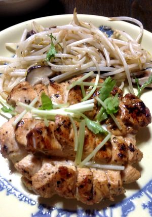 鶏むね肉のレモンハーブ焼き-レシピのメイン写真