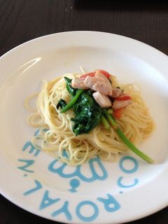 鶏ハムとトマトとほうれん草のパスタ☆-レシピのメイン写真