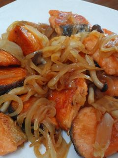 鮭の甘酢炒め-レシピのメイン写真