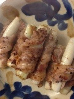 ネギの豚バラ巻焼き-レシピのメイン写真