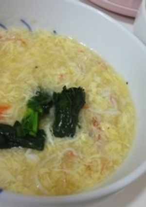 簡単！カニ玉風スープ-レシピのメイン写真