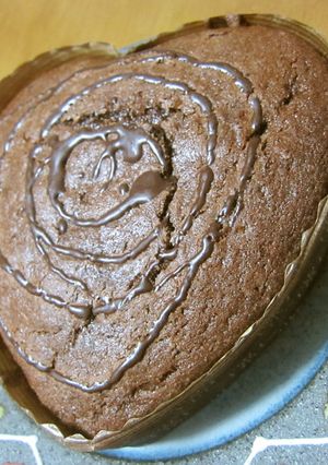 マーガリンで★簡単！濃厚チョコケーキ-レシピのメイン写真