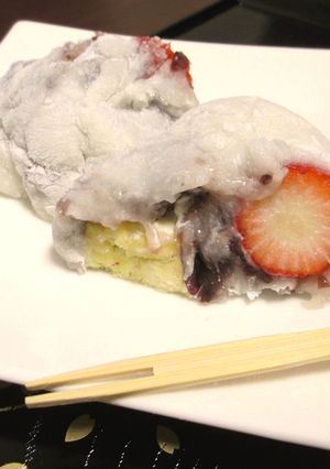 好きなものなんでも♪芋・クリチ・苺大福♪-レシピのメイン写真