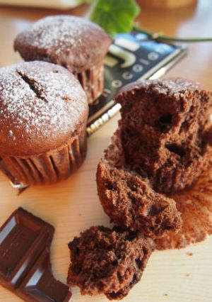 ラーマ　簡単♬ダブルチョコマフィン-レシピのメイン写真