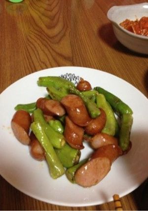 ウインナーとししとうのポン酢炒め-レシピのメイン写真