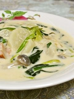 かぶとほうれん草のクリーム煮-レシピのメイン写真