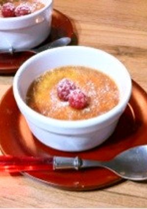 ホワイトデーに白チョコ入クレームブリュレ-レシピのメイン写真