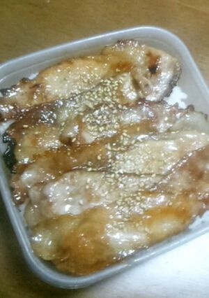 豚ロースの薄切りで男飯！俺流の豚丼-レシピのメイン写真