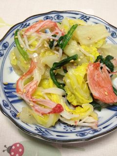 かにかまと白菜のお浸し(わさび風味)-レシピのメイン写真