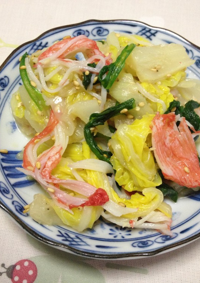 かにかまと白菜のお浸し（わさび風味）-レシピのメイン写真