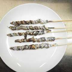 サヨリの皮の炙り焼き【珍味】-レシピのメイン写真