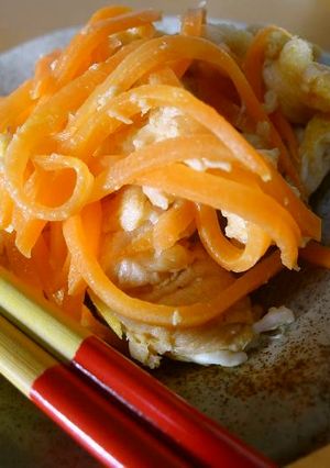 おばあ直伝沖縄料理♪にんじん&麩シリシリ-レシピのメイン写真