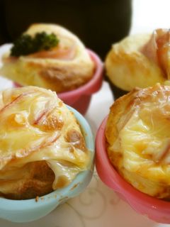 HMでハムチーズ朝食マフィン-レシピのメイン写真