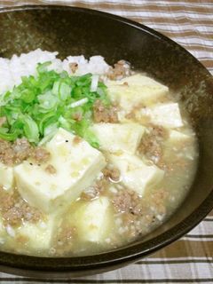 塩麻婆豆腐丼(豆腐と挽肉の塩あんかけ丼)-レシピのメイン写真