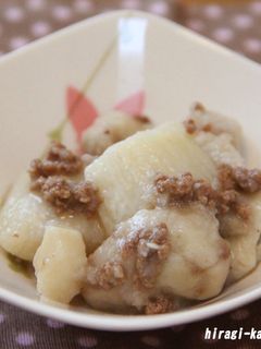 里芋と長芋のそぼろ煮-レシピのメイン写真