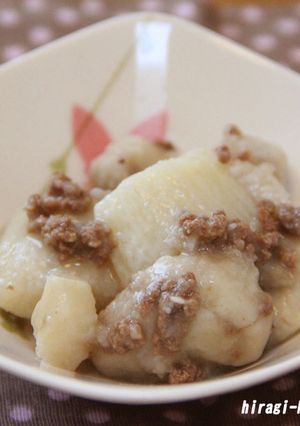 里芋と長芋のそぼろ煮-レシピのメイン写真