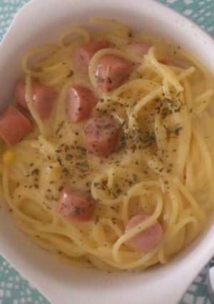 コーンスープリメイク！パスタ-レシピのメイン写真