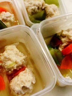 離乳食後期~ふわふわ豆腐と鶏団子汁-レシピのメイン写真