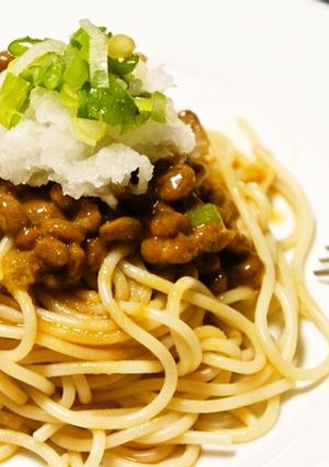さっぱりツルン★納豆とおろしの和風パスタ-レシピのメイン写真