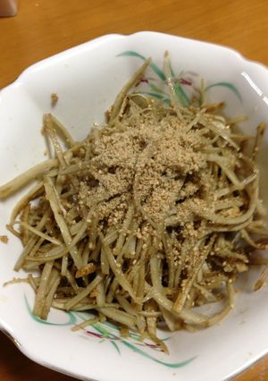 すりごまたっぷり♡きんぴらごぼう-レシピのメイン写真