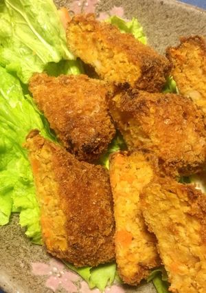 プレ農家めし◆肉なし大豆のメンチカツ-レシピのメイン写真