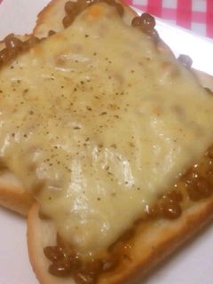 納豆マヨチーズトースト-レシピのメイン写真