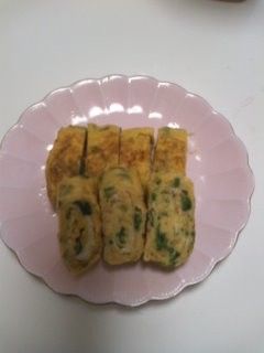ほうれん草とシラスの卵焼き♪-レシピのメイン写真