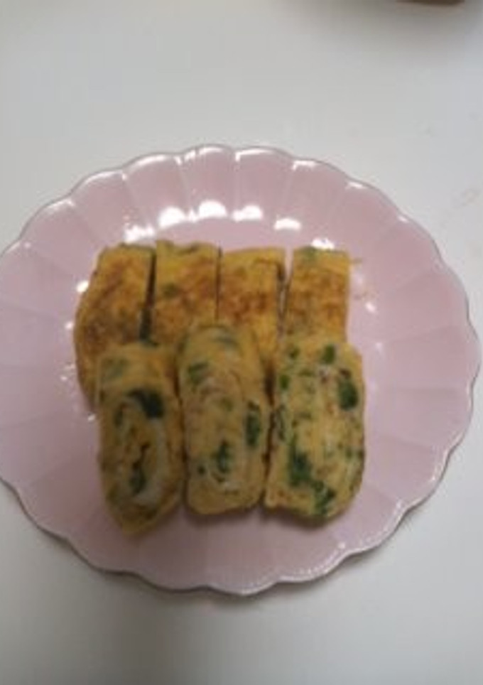 ほうれん草とシラスの卵焼き♪-レシピのメイン写真