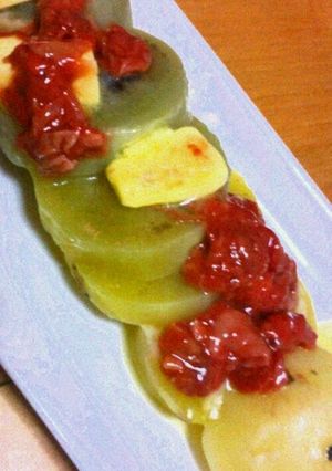 癖になる！じゃがいも塩辛バターのせ-レシピのメイン写真