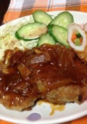 ヘルシーお豆腐ハンバーグ♡-レシピのメイン写真