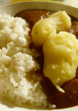 ★冷凍していたカレーでじゃがいもカレー★-レシピのメイン写真