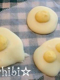 バレンタインに♪簡単目玉焼きチョコ☆-レシピのメイン写真