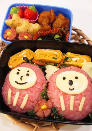 合格祈願！だるまコアラで受験応援キャラ弁-レシピのメイン写真