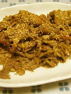 きのこたっぷり☆豚肉焼肉のたれ炒め-レシピのメイン写真