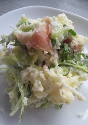 生ハムと水菜のポテトサラダ-レシピのメイン写真